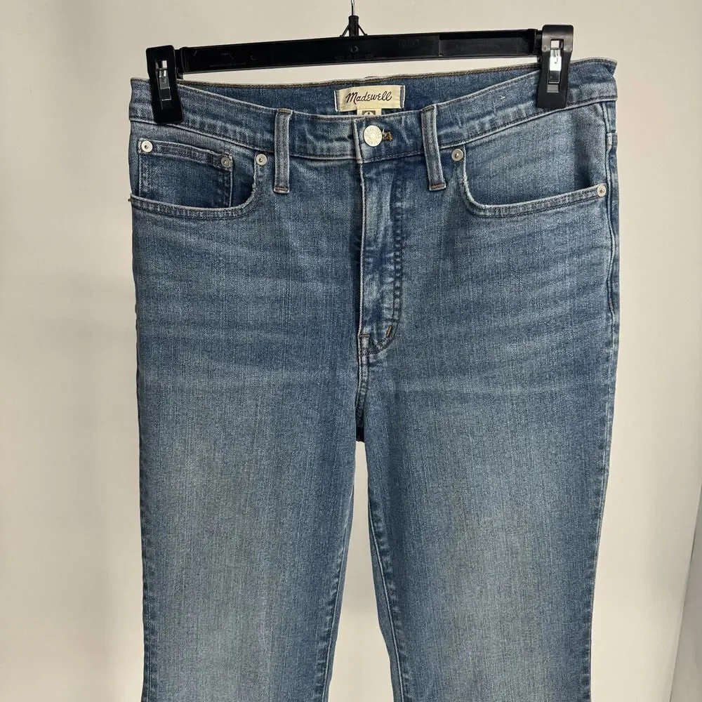 Madewell Blue Flare Jeans - Picture 2 of 6